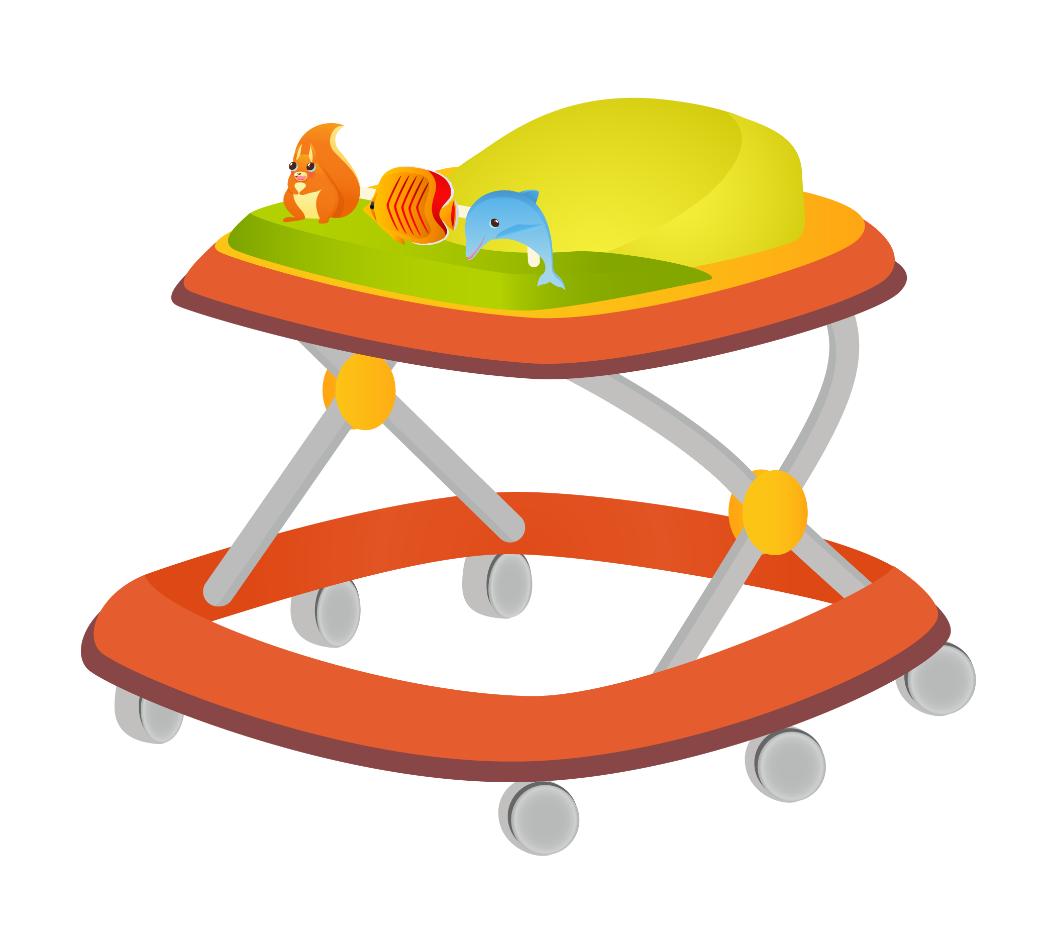 Andador de aprendizaje para bebés sentado a pie, 3 en 1 para niños y niñas,  andadores educativos para bebés con centro de actividades de